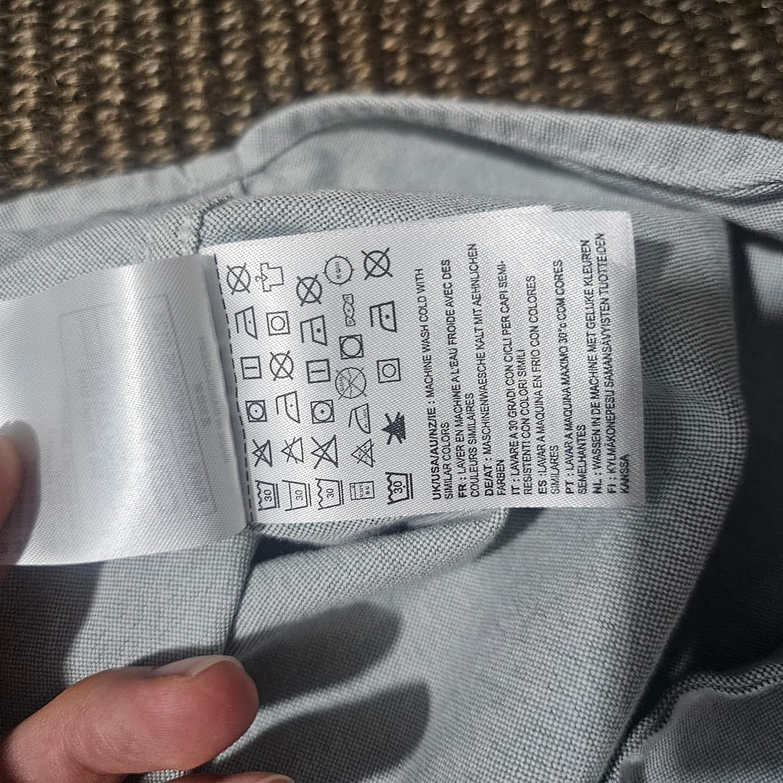 칼하트 워크셔츠 그레이 그린 L 상품이미지7