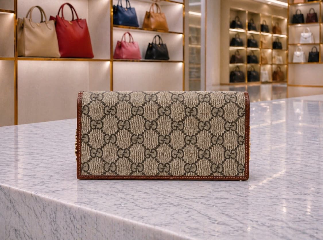 [A급] 구찌 홀스빗 GG 수프림 캔버스 체인 장지갑 판매합니다!!! 상품이미지2