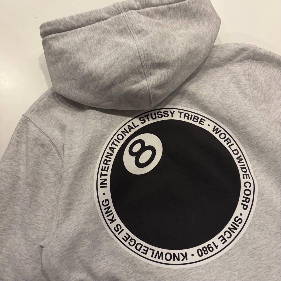 [S] 21ss 스투시 닷 8볼 후드티 그레이 B601 상품이미지3