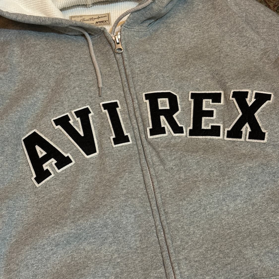 아비렉스 후드 집업 빅 사이즈 상품이미지2