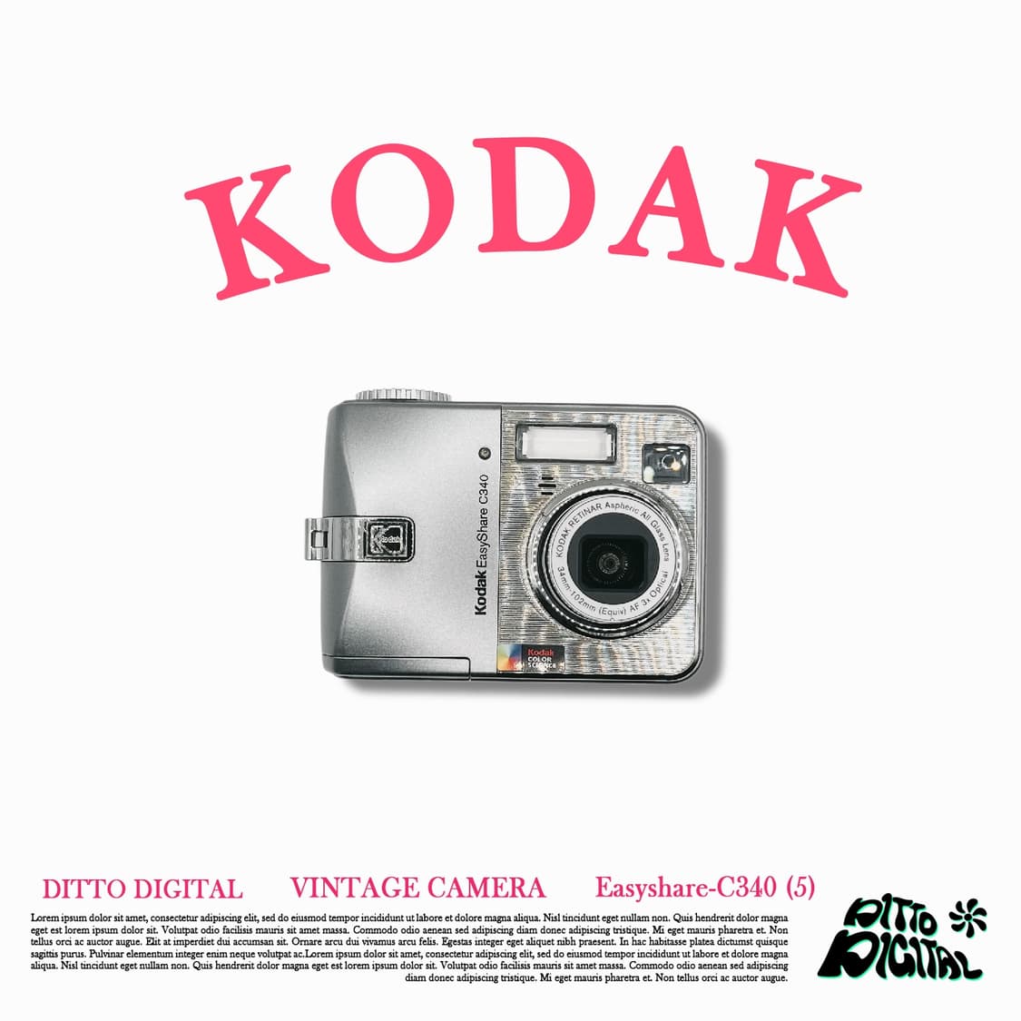 Kodak easyshare C340 디카 상품이미지1