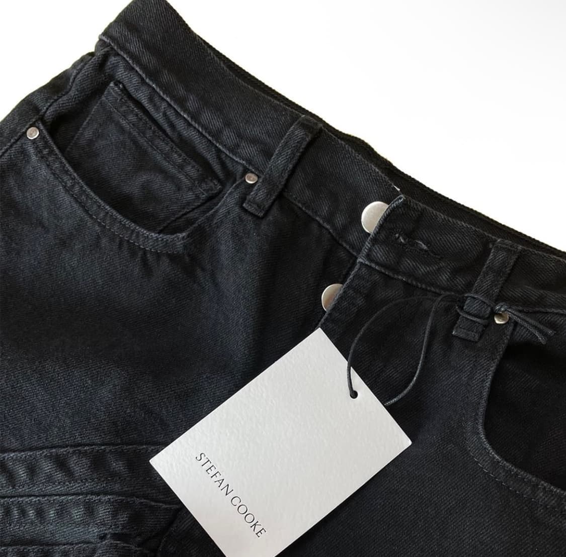 Stefan cooke 스테판 쿡 심디테일 진 블랙 S 상품이미지2