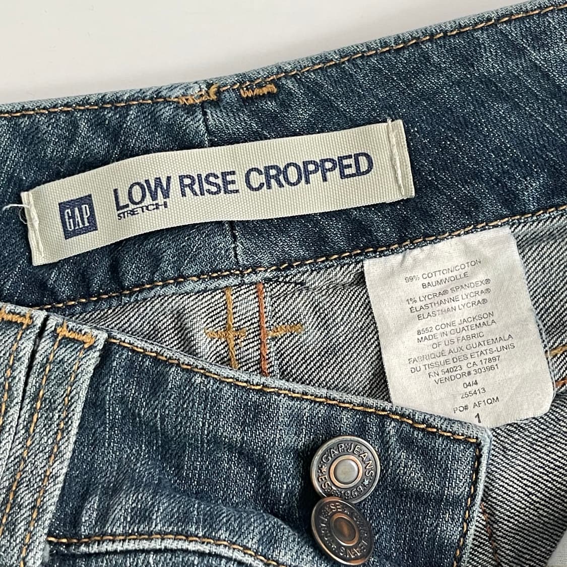 GAP 갭 청바지 25인치 로우라이즈 크롭드 데님 상품이미지10