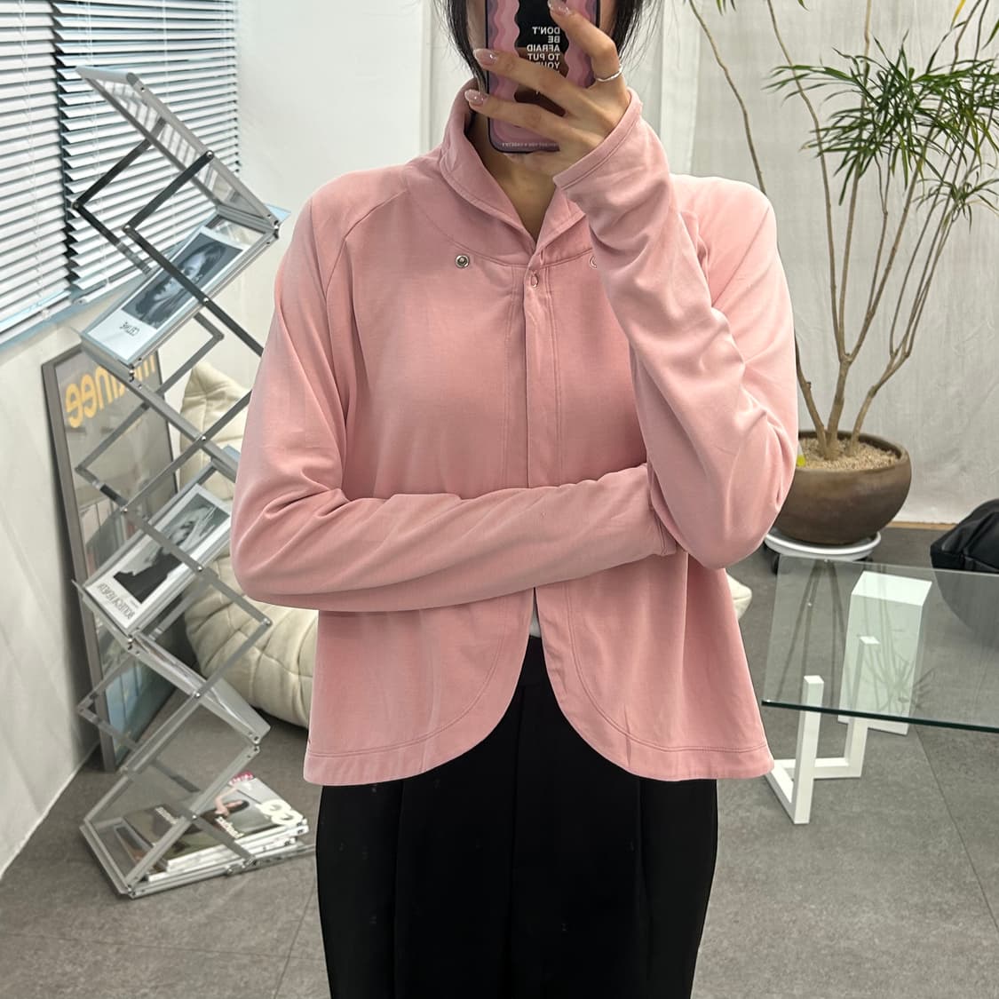 llesse 여성 숏 니트 가디건 상품이미지3