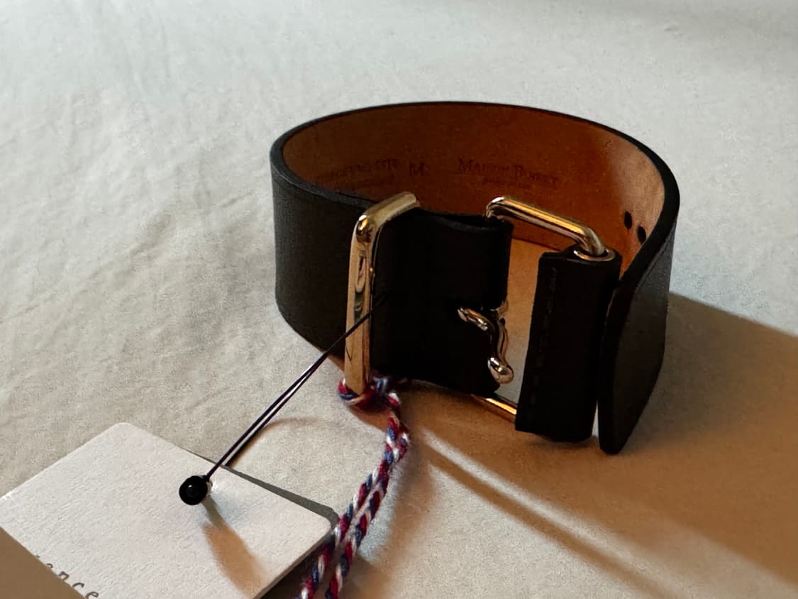명품 MAISON BOINET 메종 보아네 프랑스제 소가죽 팔찌 상품이미지2