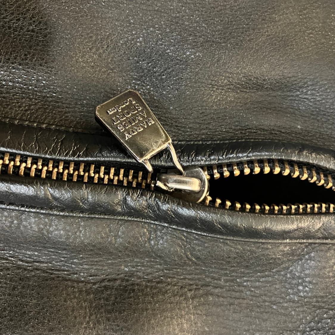 하디 에이미스 블랙 무스탕 레더 자켓 M 상품이미지7