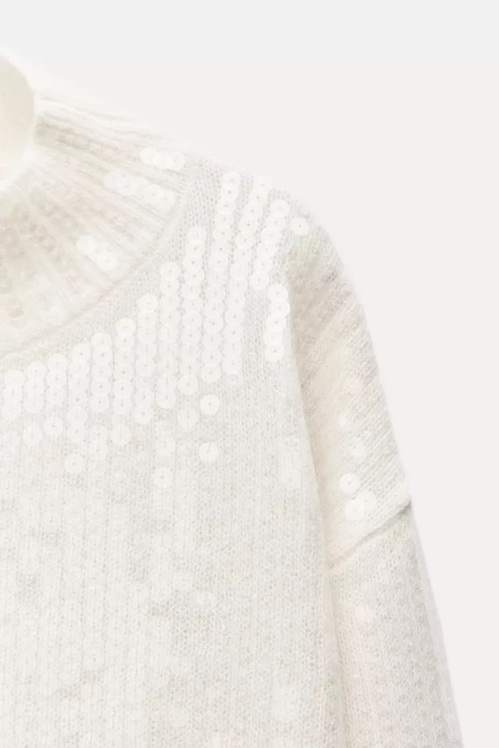 자라 오버사이즈 알파카 시퀸 풀오버 S-M 상품이미지8