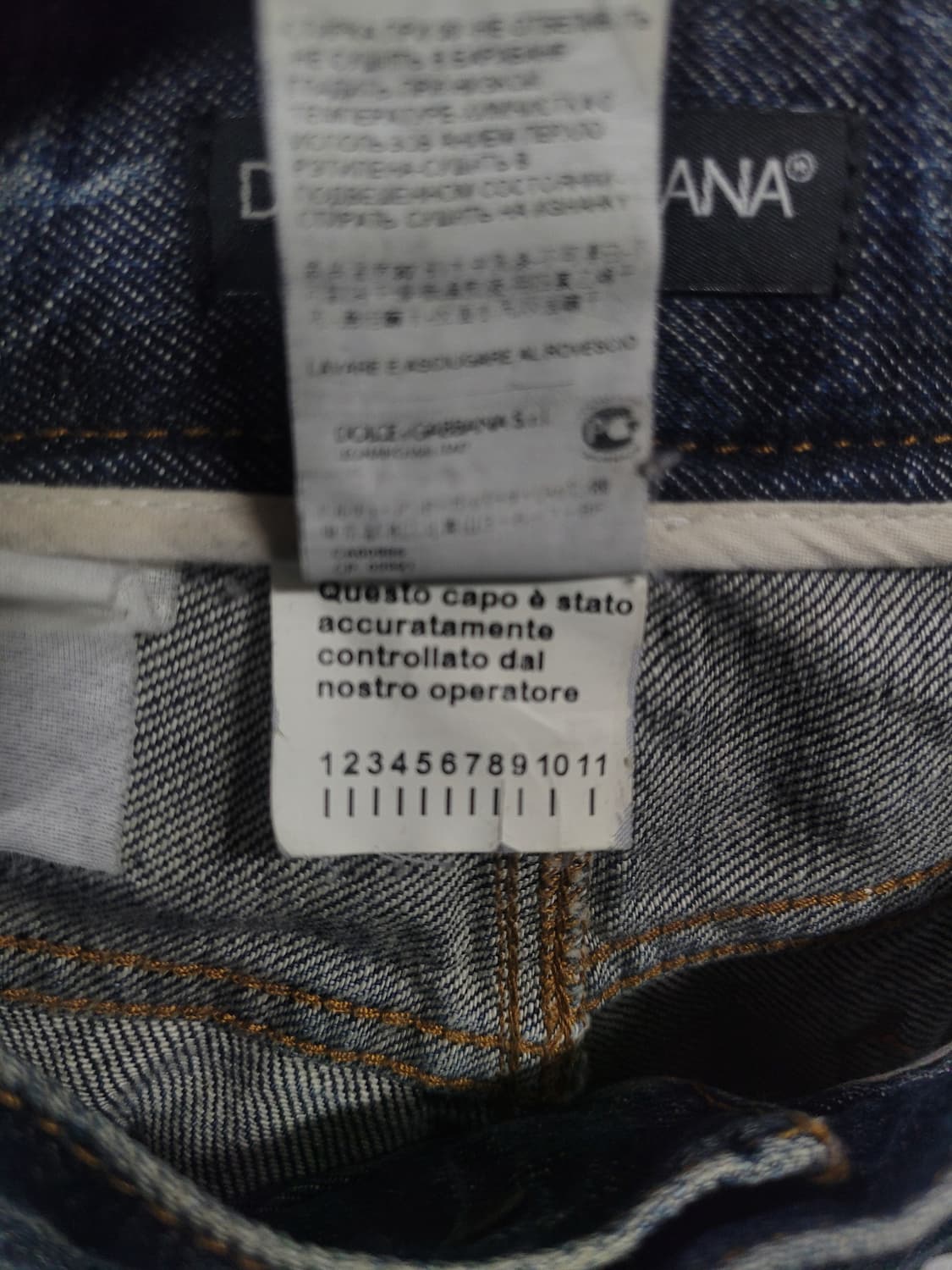 DOLCE AND GABBANA 돌체앤가바나 빈티지 데님팬츠 상품이미지8