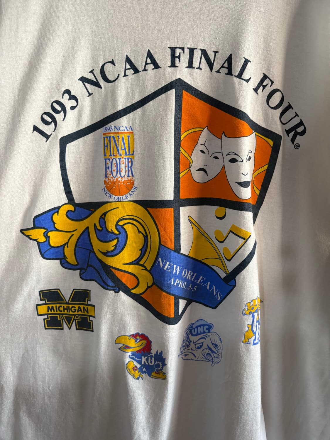 90’s NCAA Final Four Single stich T-Shir 상품이미지3