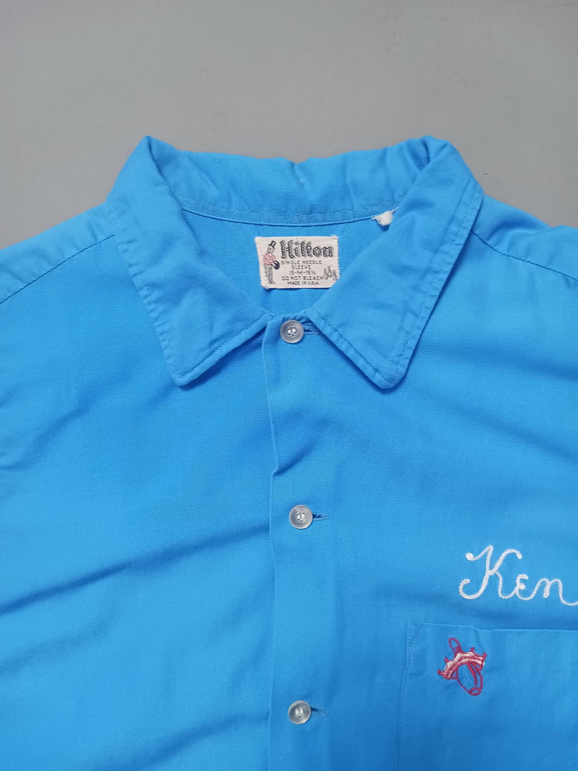 [100] 힐튼 60년대 빈티지 볼링 반팔 셔츠 HILTON 상품이미지2