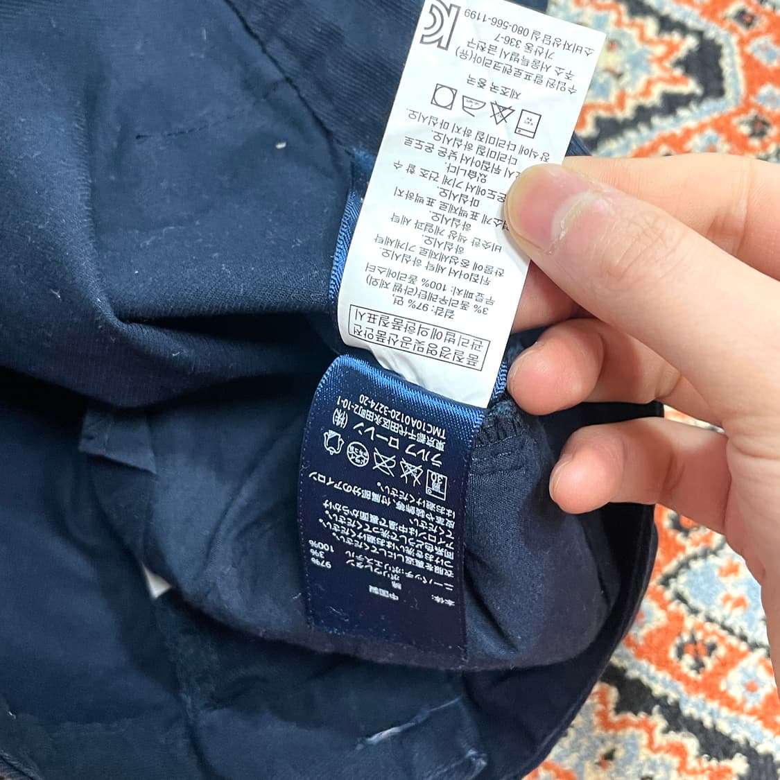 랄프로렌 진청 데님 패치팬츠 승마바지 아동12 상품이미지5