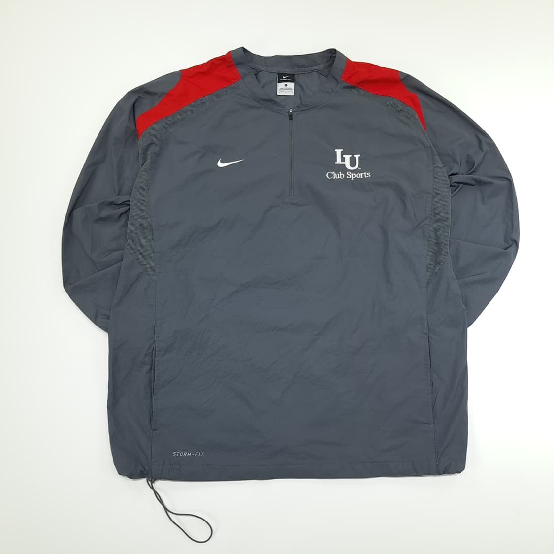 CN797 L 나이키 그레이 원드브레이커 바람막이 자켓 점퍼 상품이미지1