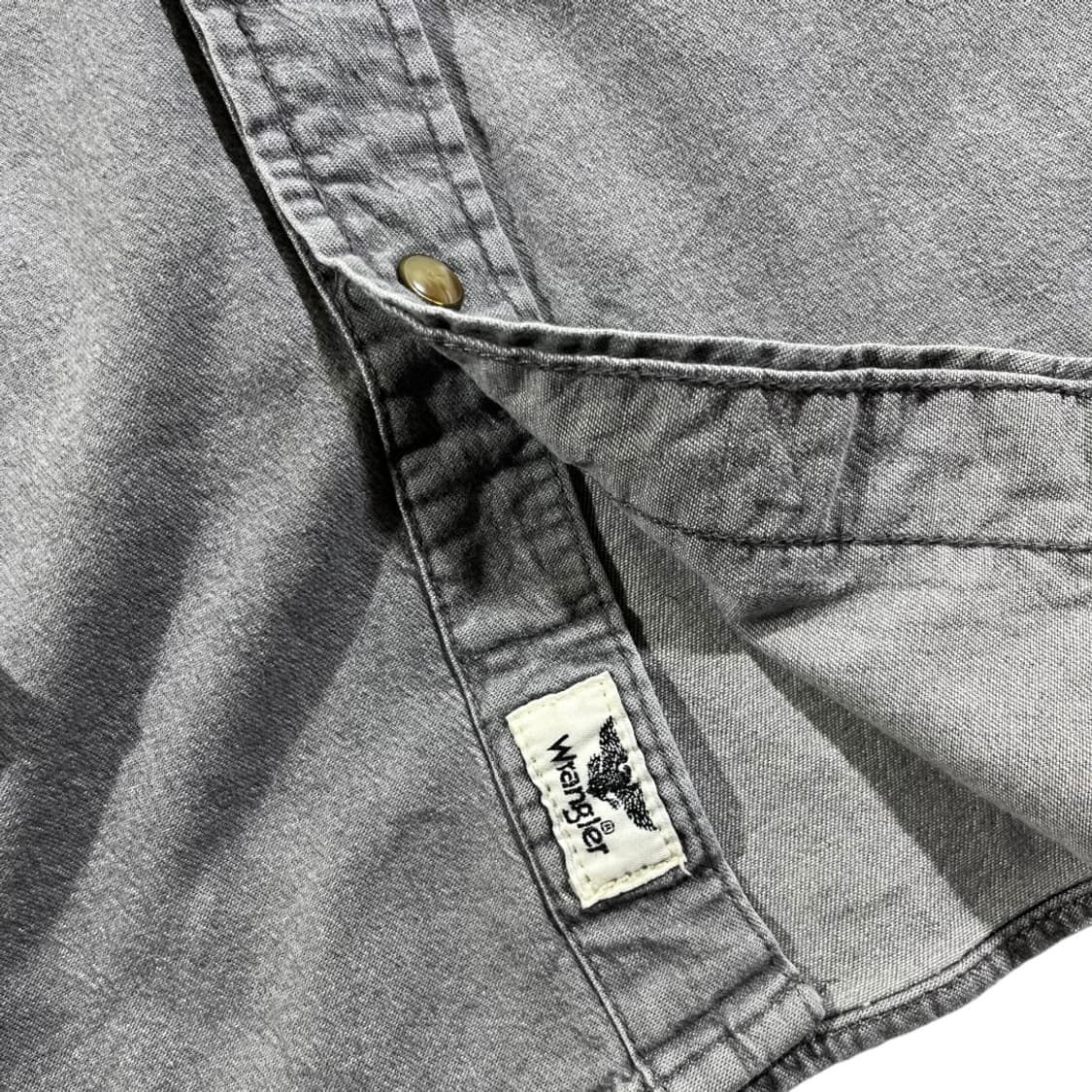[Wrangler] 랭글러 스냅버튼 투포켓 데님셔츠 상품이미지3