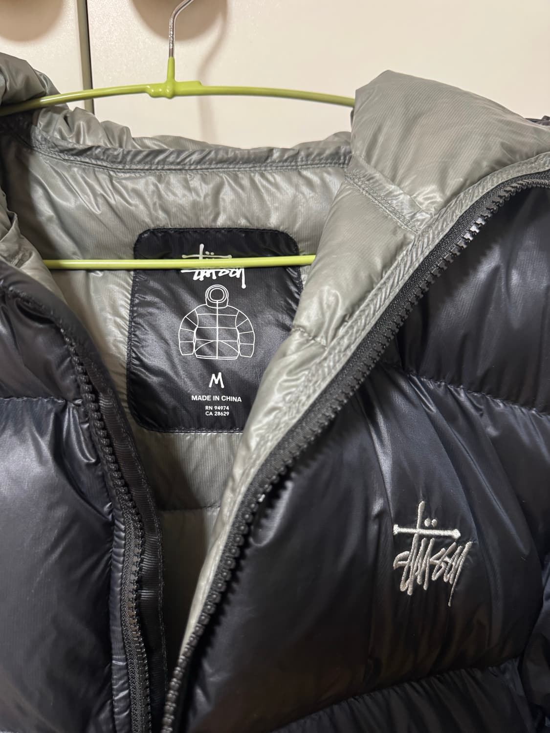 스투시 립스탑 패딩 m 상품이미지3