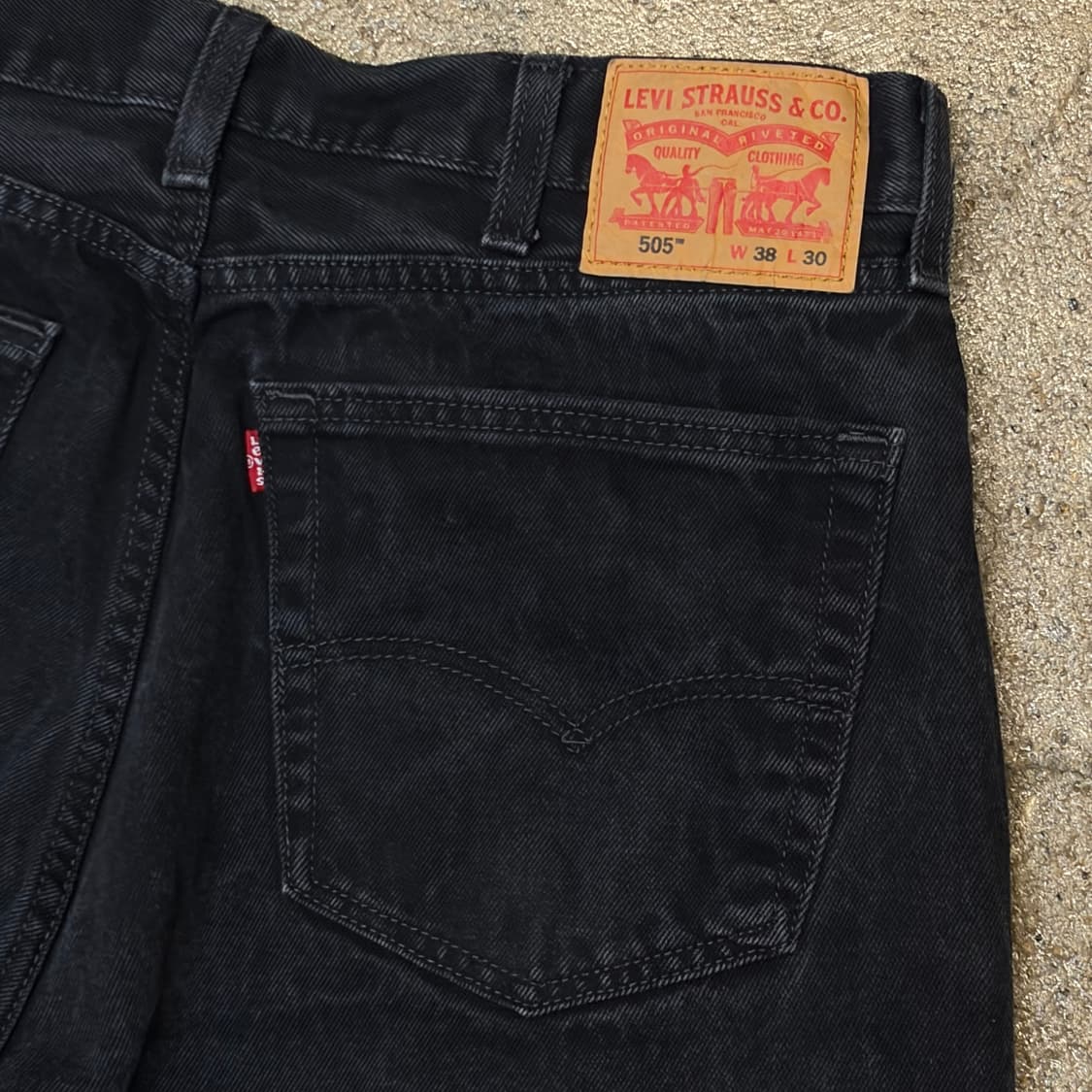 00s 미국 빈티지 리바이스 505 블랙진 청바지 상품이미지6