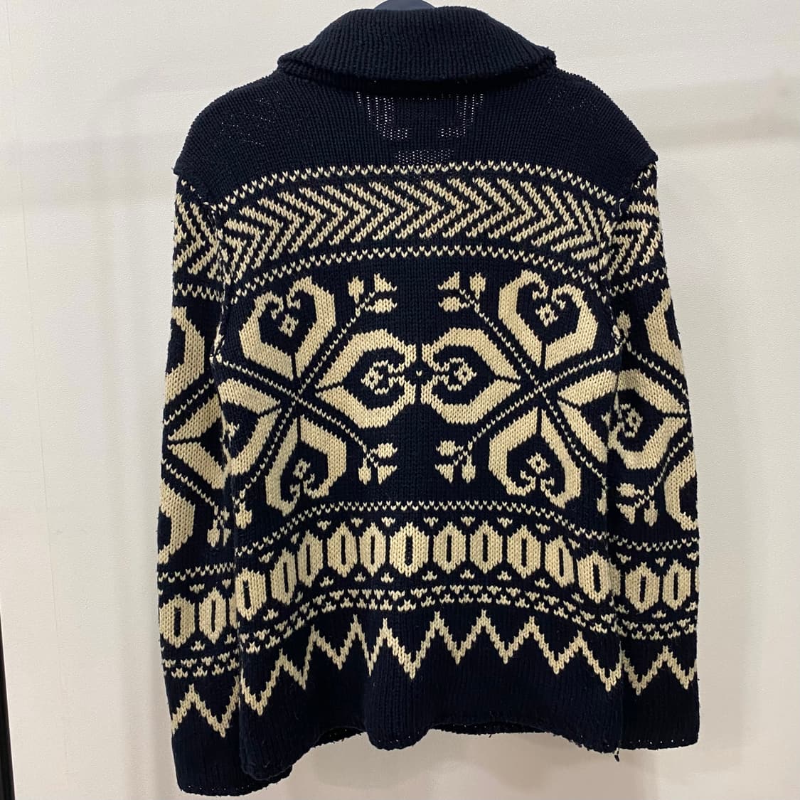 데님앤서플라이 랄프로렌 헤비울 노르딕 더플 가디건 상품이미지2