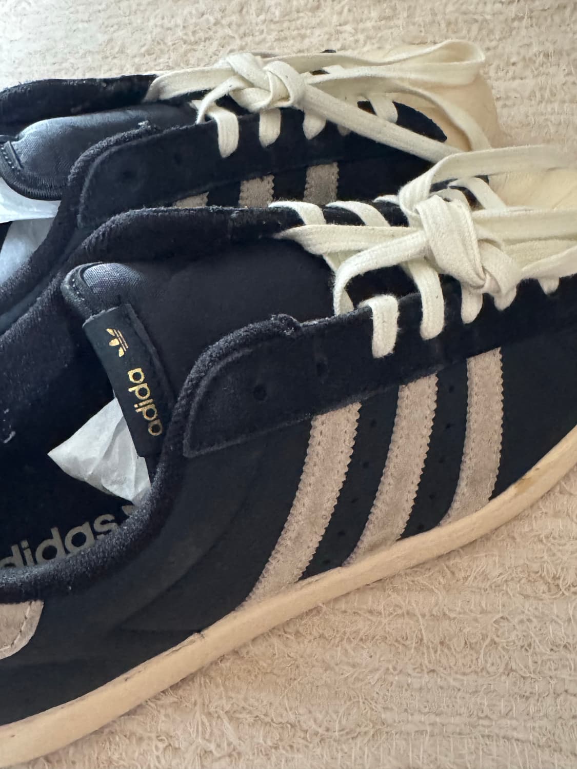 아디다스 슈퍼스타 82 블랙 화이트 상품이미지2