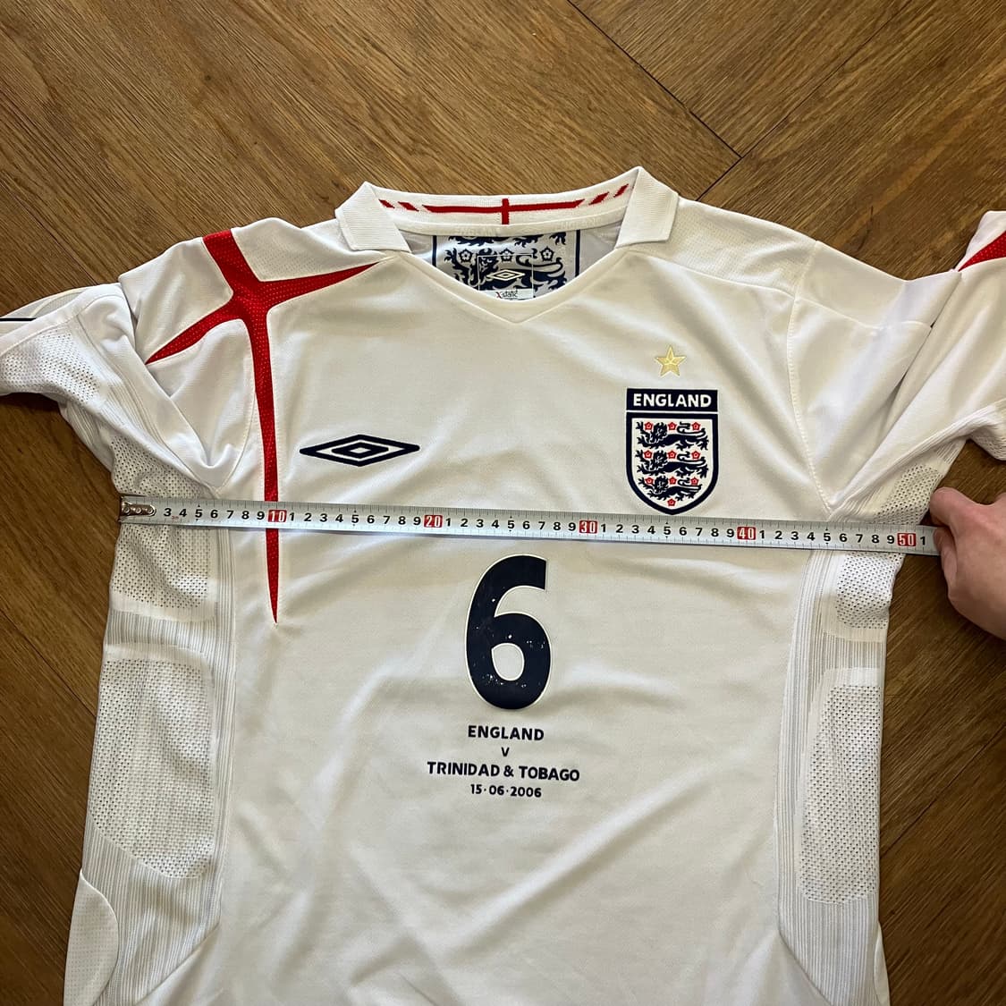 N234 엄브로 2006 잉글랜드 존테리 유니폼 반팔 상품이미지9