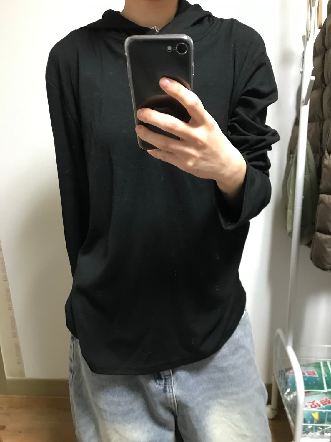 핑거홀 후드슬리브 상품이미지1