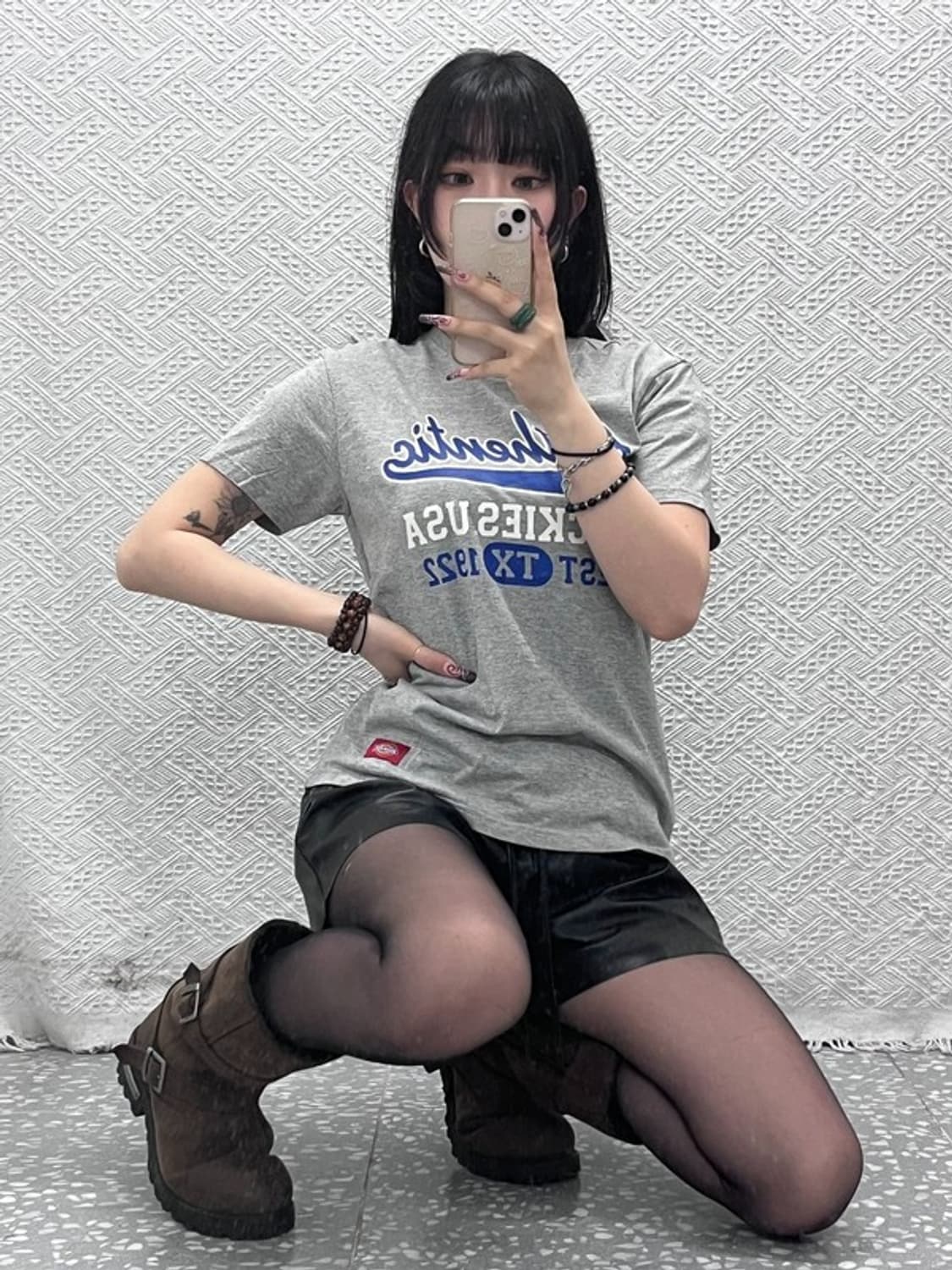 디키즈 빈티지 캐주얼 레트로 레터링 반팔티 M C11901 상품이미지2
