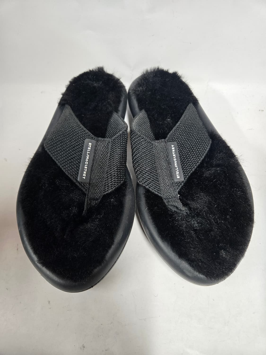 스텔라 매카트니 블랙 퍼 플립플랍 36 상품이미지2