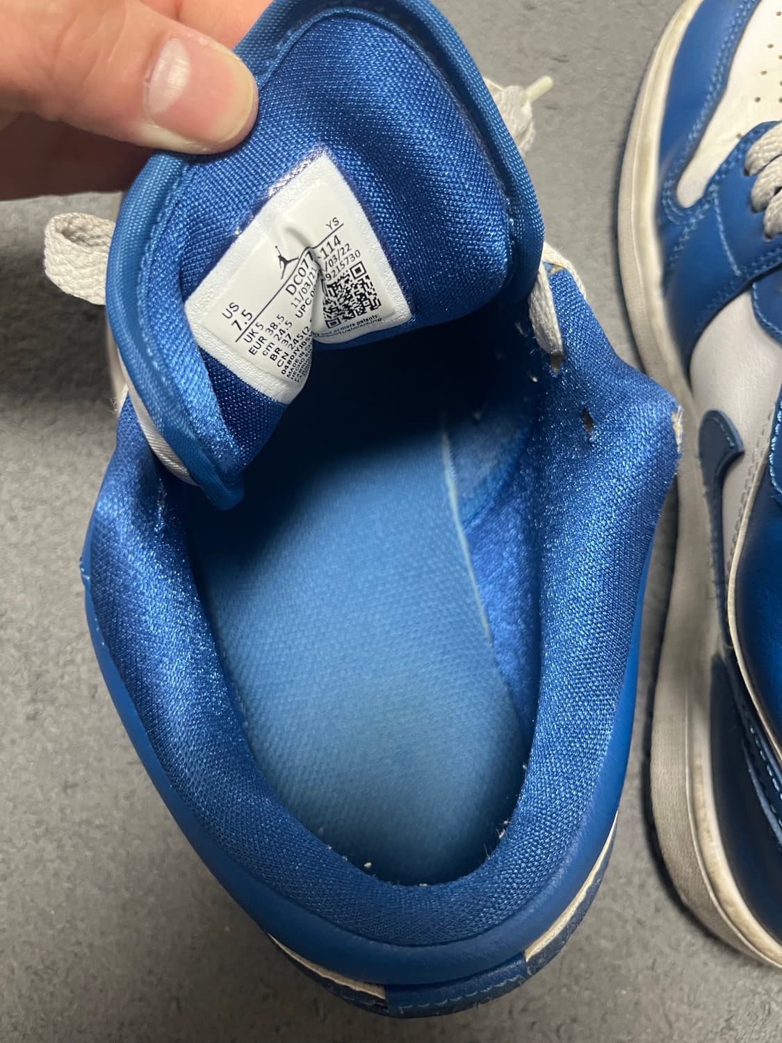 나이키 조던 마리나블루 상품이미지3