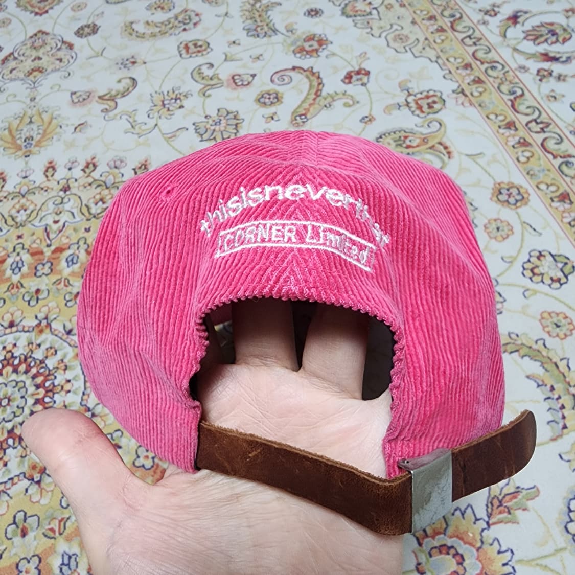 새상품) 디스이즈네버댓 코듀로이 볼캡 모자
 상품이미지2