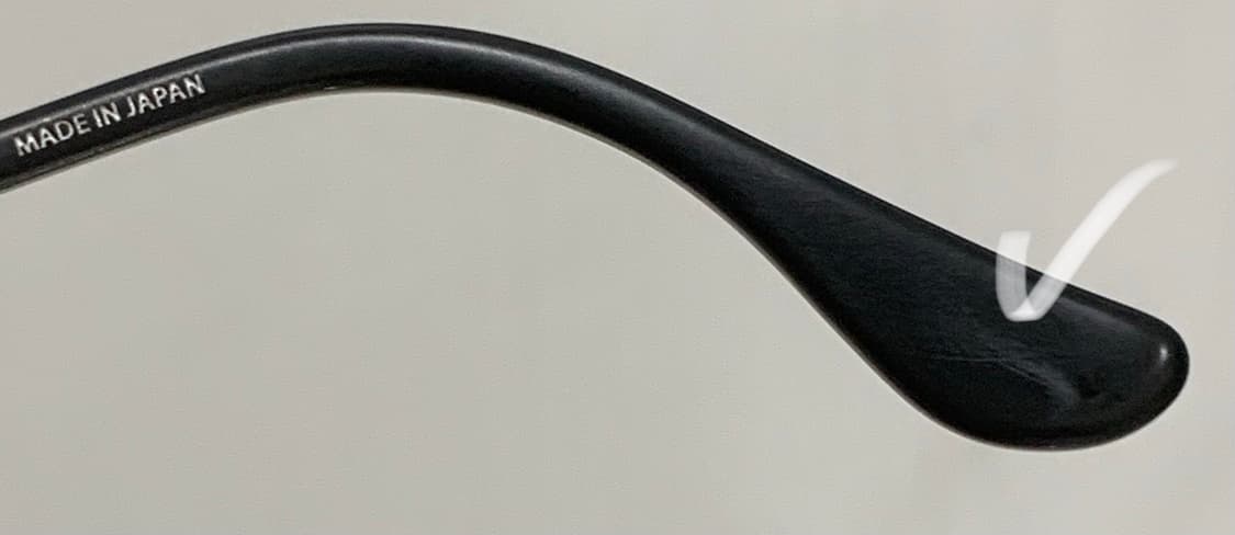 크롬하츠 버티컬스마일2 안경 [BK/GP] 블랙&골드 상품이미지10