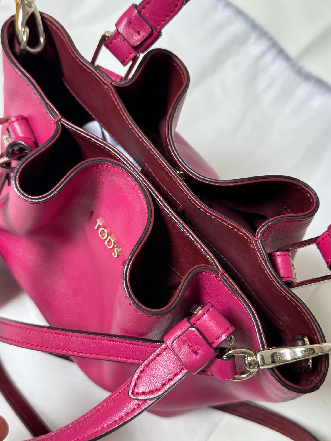 토즈 미니 플라워백 핑크 상품이미지5