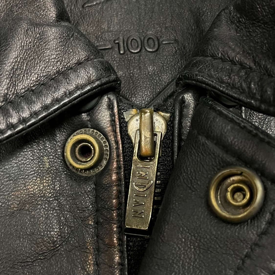 [정품/100] 인디안 빈티지 가죽 봄버 자켓 b15 상품이미지6