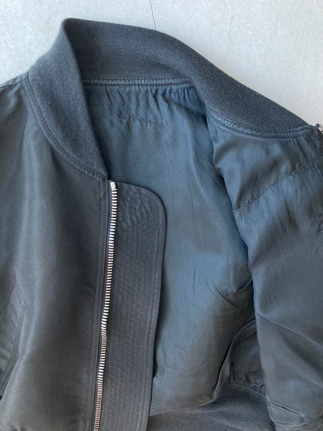 RickOwens 크롭범버쟈켓 상품이미지4