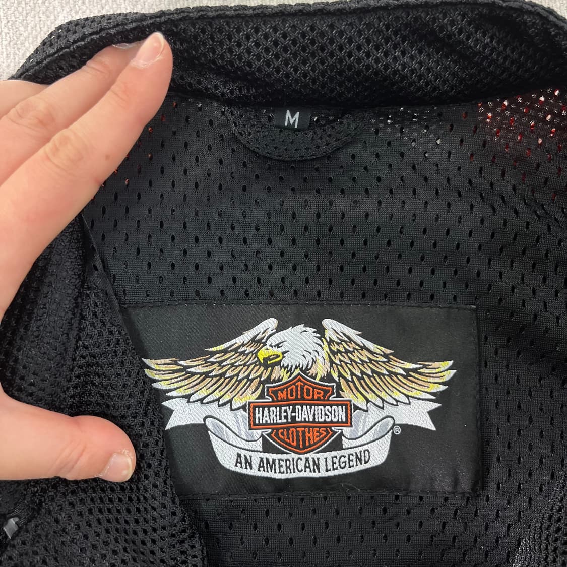 100 할리데이비슨 메쉬 빅로고 모터사이클 자켓 상품이미지4