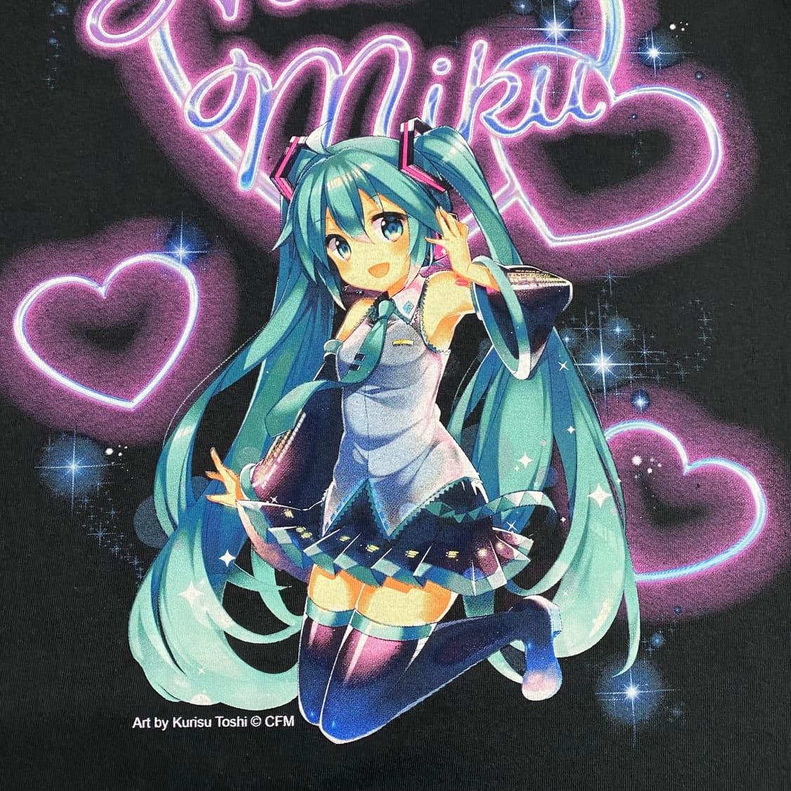 하츠네 미쿠 오피셜 애니메이션 티셔츠 상품이미지5