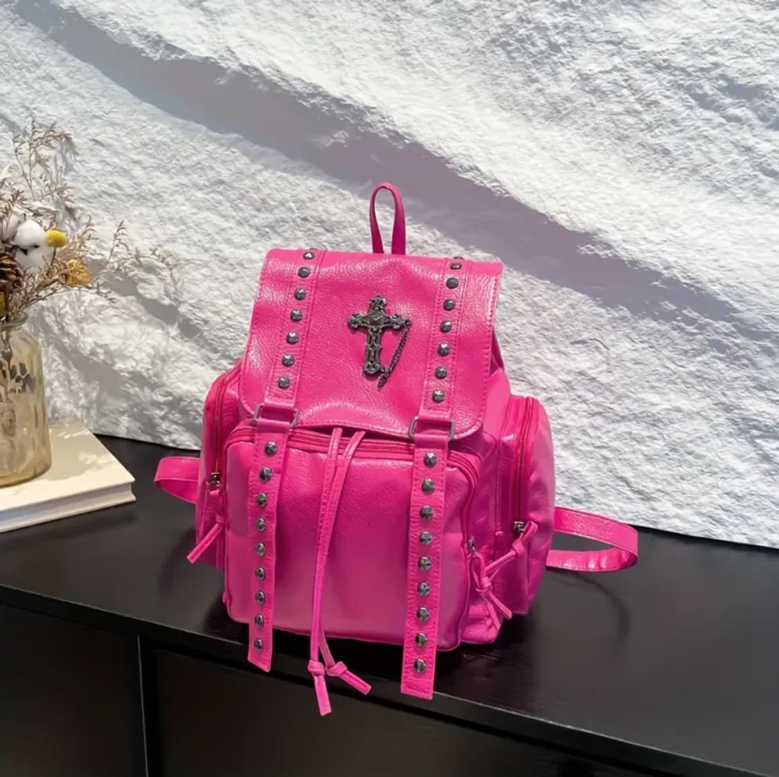 Y2k Cross Punk BackPack <3 상품이미지2