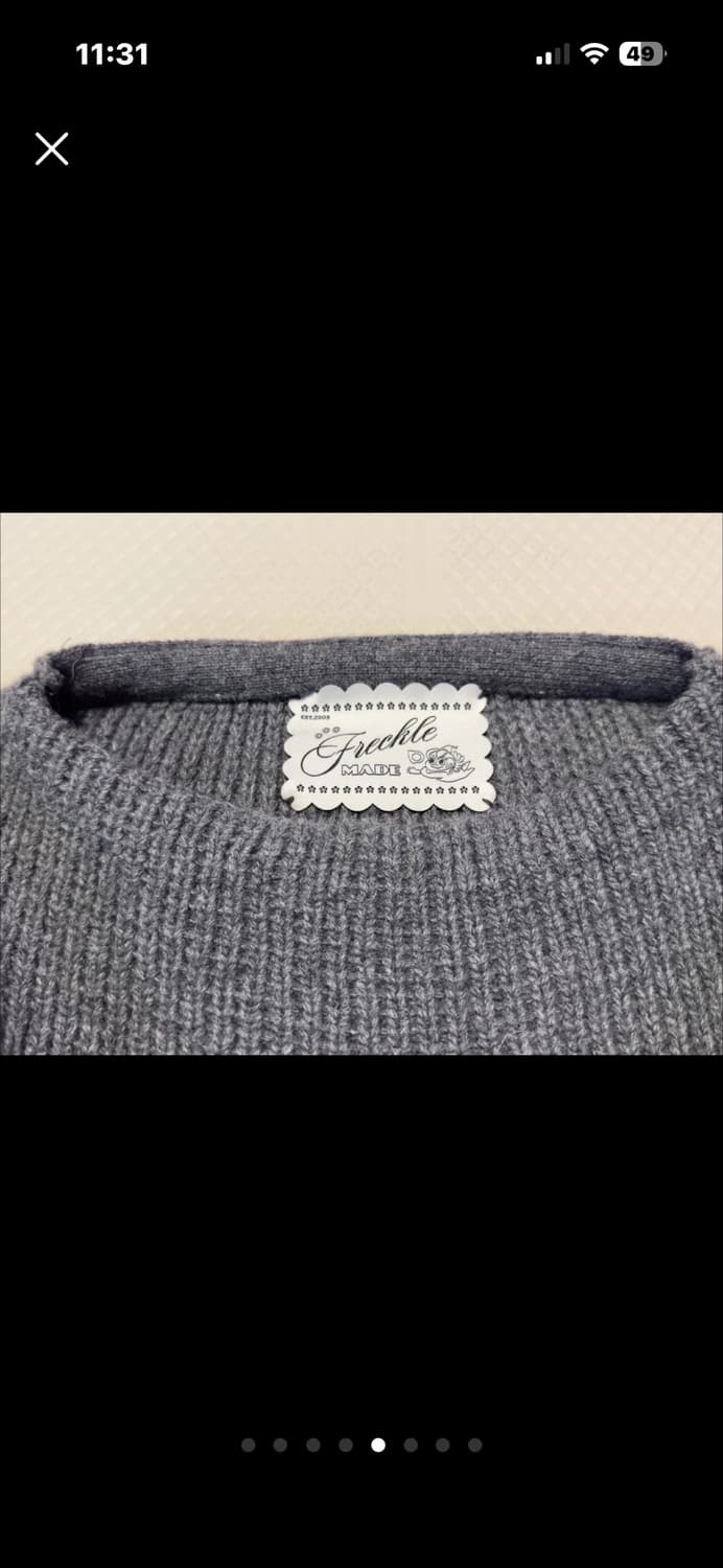 프레클 freckle bulky pullover 니트 상품이미지7