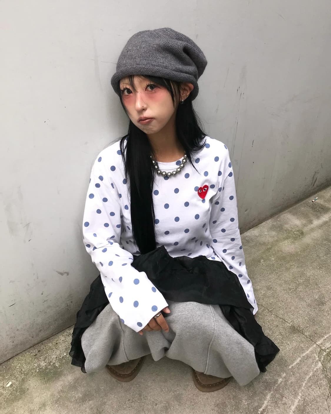 Comme Des Garcons Dots Long Sleeves (레어) 상품이미지1