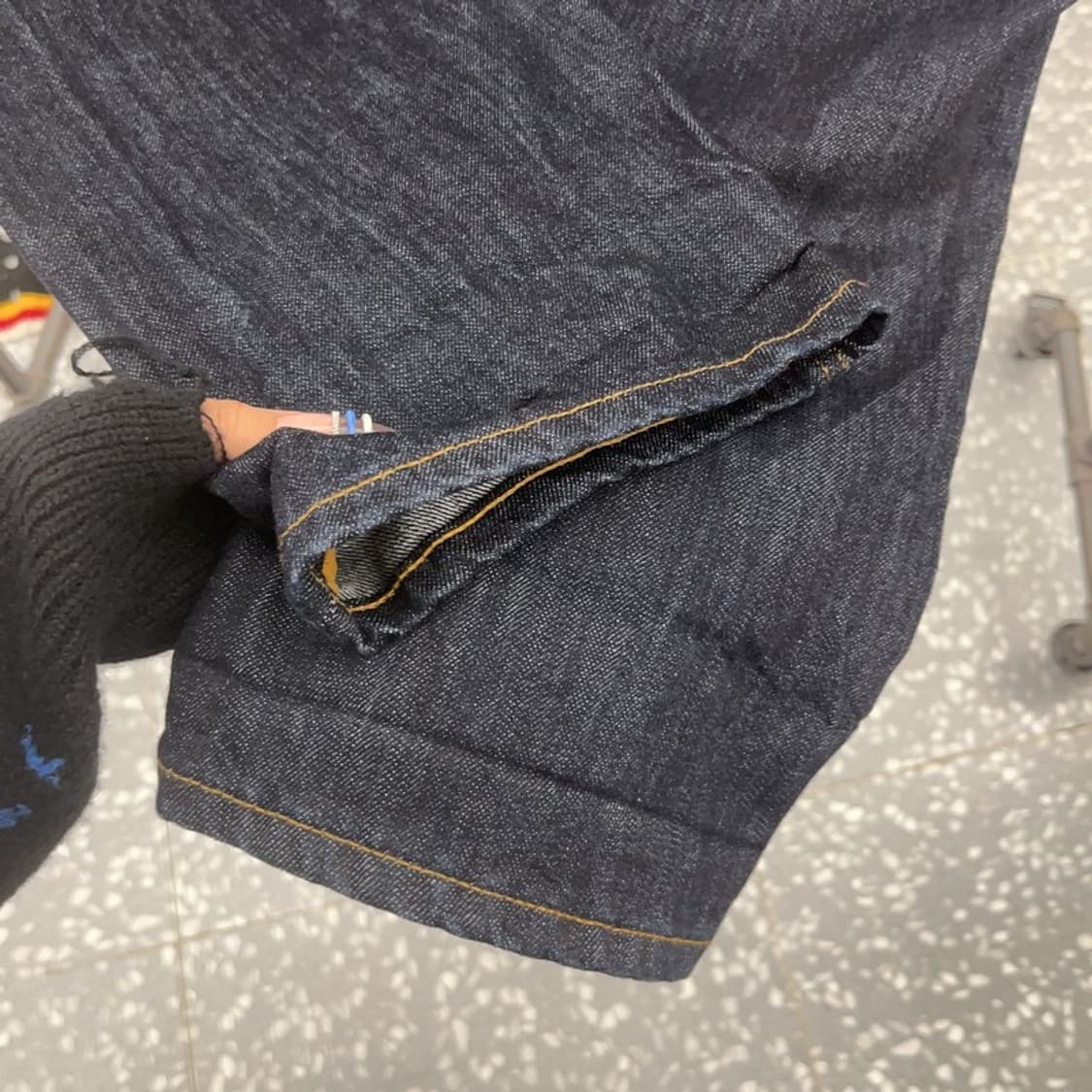 아페세 올드스쿨 캐주얼 빈티지 워싱 데님팬츠 30인치 C07714 상품이미지5