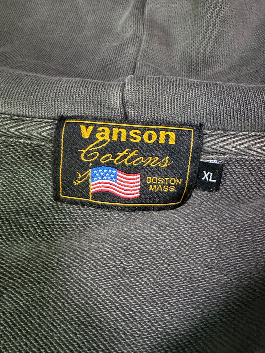 밴슨 본 후드집업 xl 상품이미지5