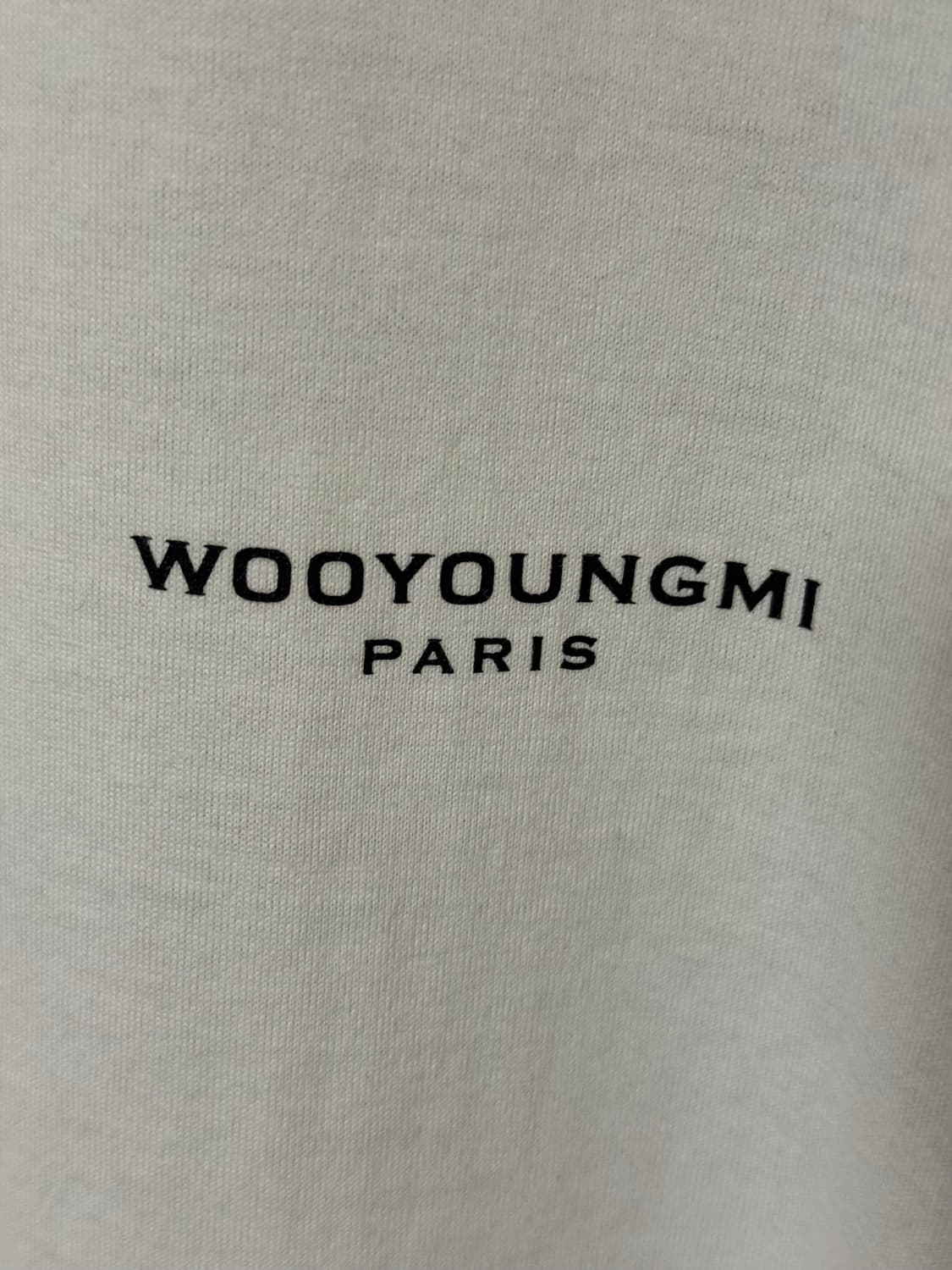 우영미 백로고 플라워 반팔 화이트 상품이미지6