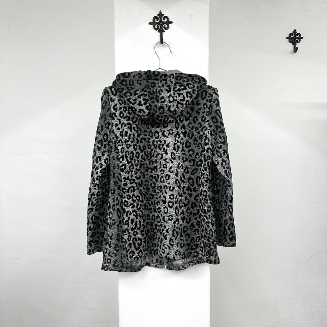 Grey leopard hood jacket 상품이미지2
