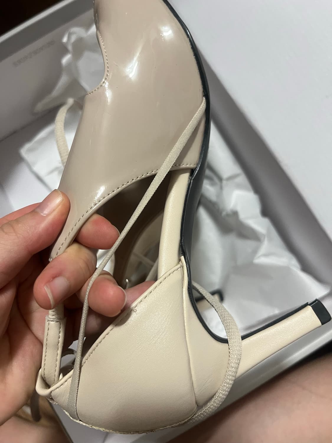 Ojos Multistrap Stiletto Heels Beige 235 상품이미지6