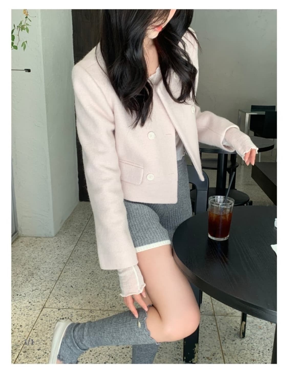 샵미네트 모네 자켓 핑크 구버전 상품이미지3