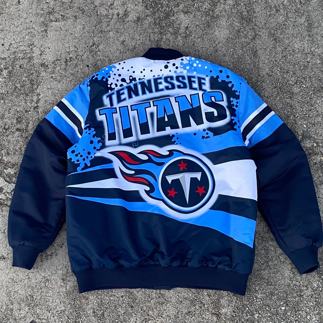 새상품급 미국빈티지 NFL 테네시 타이탄스 패딩점퍼 상품이미지2