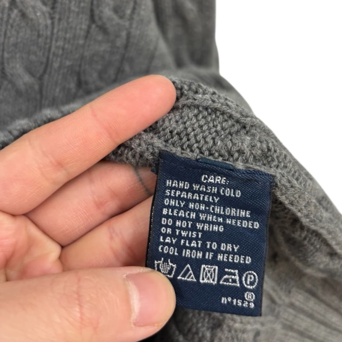 폴로랄프로렌 꽈배기 v넥 울니트  상품이미지4