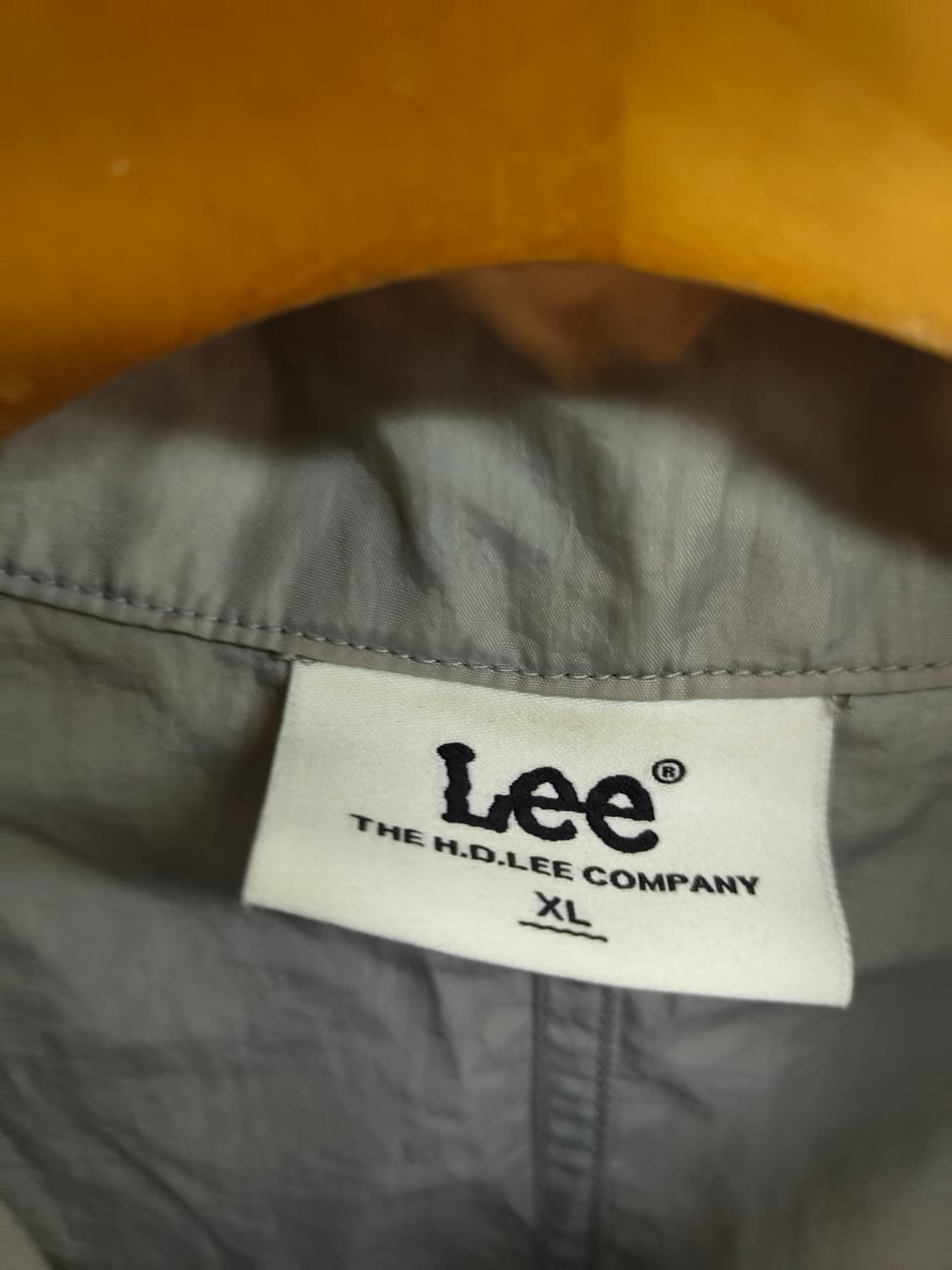 XL) LEE 리 라이트 하프집업 반팔 아노락 팝니다 상품이미지3