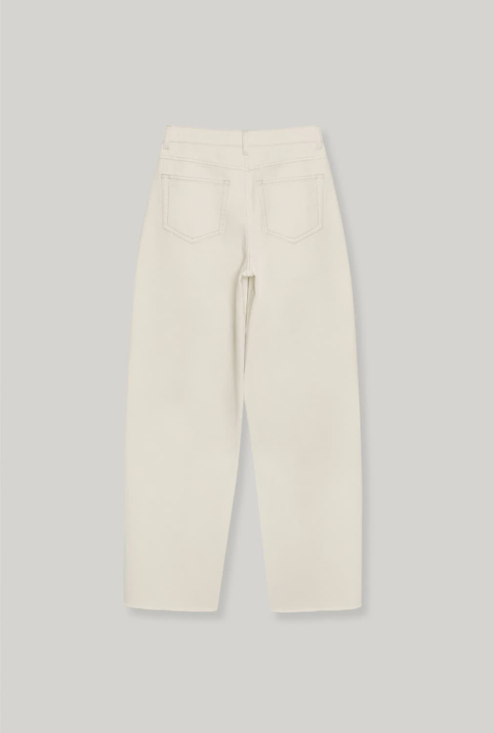 Sienna Tapered Denim Pants / Cream 상품이미지2