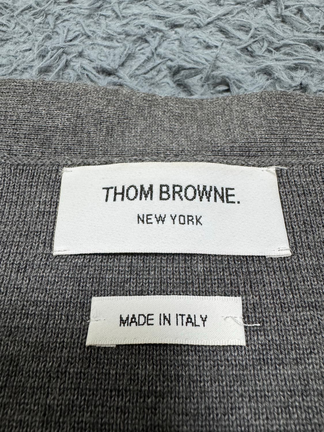 톰브라운 밀라노스티치 그레이 가디건 3사이즈 상품이미지2