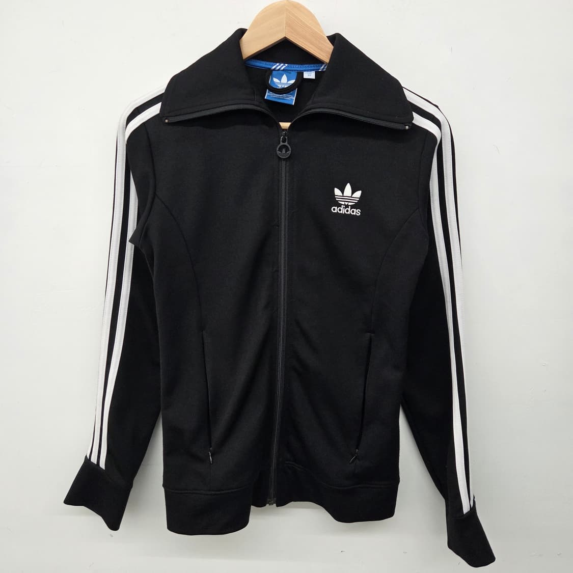 아디다스져지 삼선 트랙 자켓 블랙 여m 상품이미지2