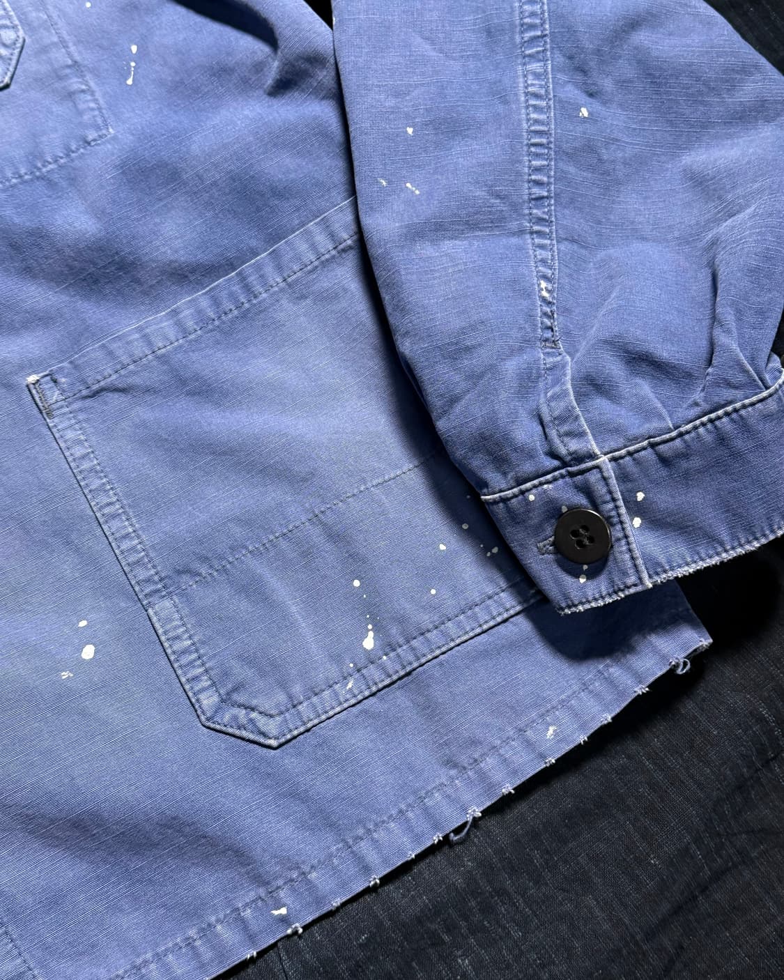 폴로 랄프로렌 디스트레스드 데님 초어 자켓 S 상품이미지5