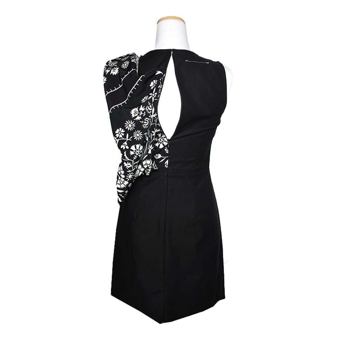 MM6 블랙 프린트 드레이프 원피스 44 상품이미지2